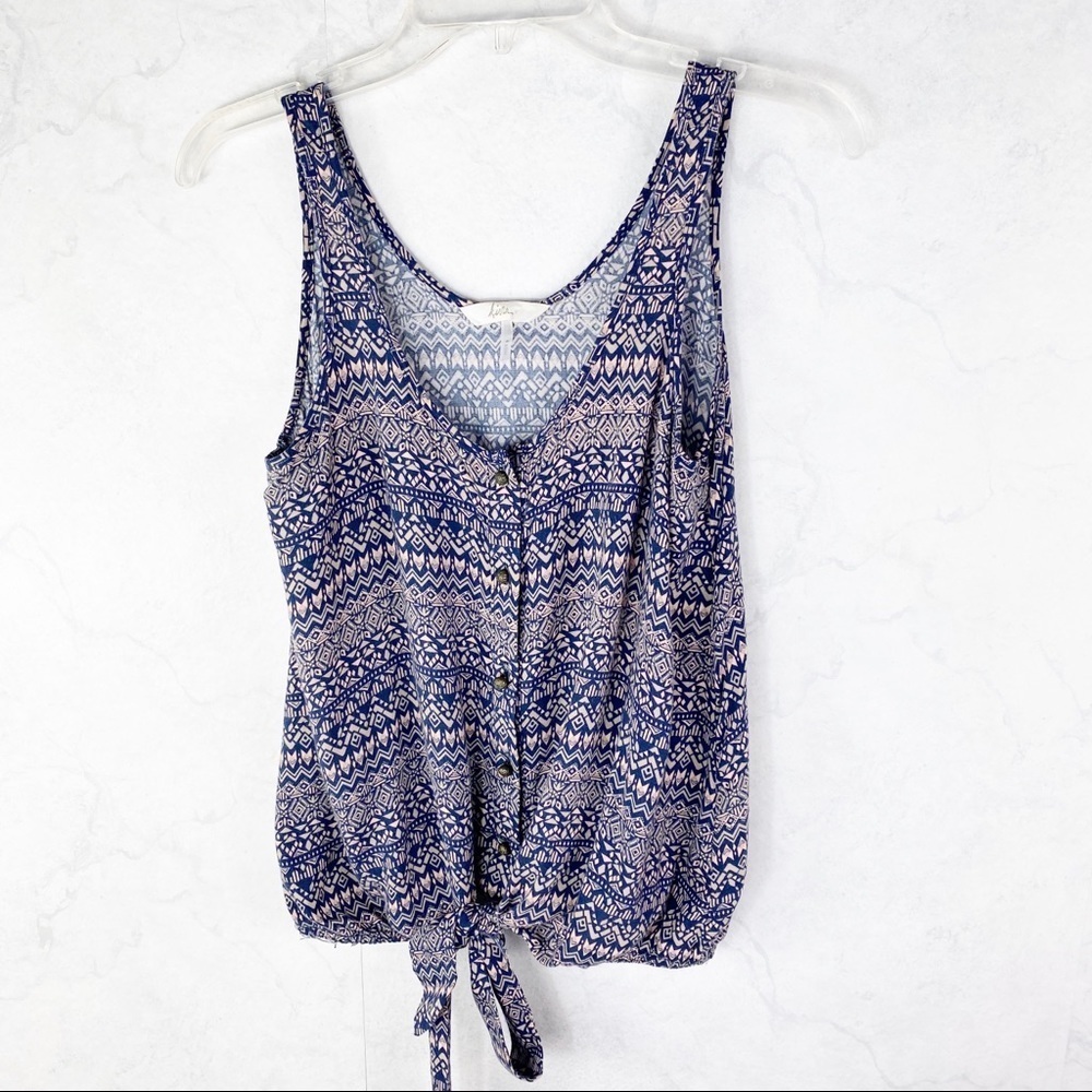[PacSun] Button Aztec Print Tank